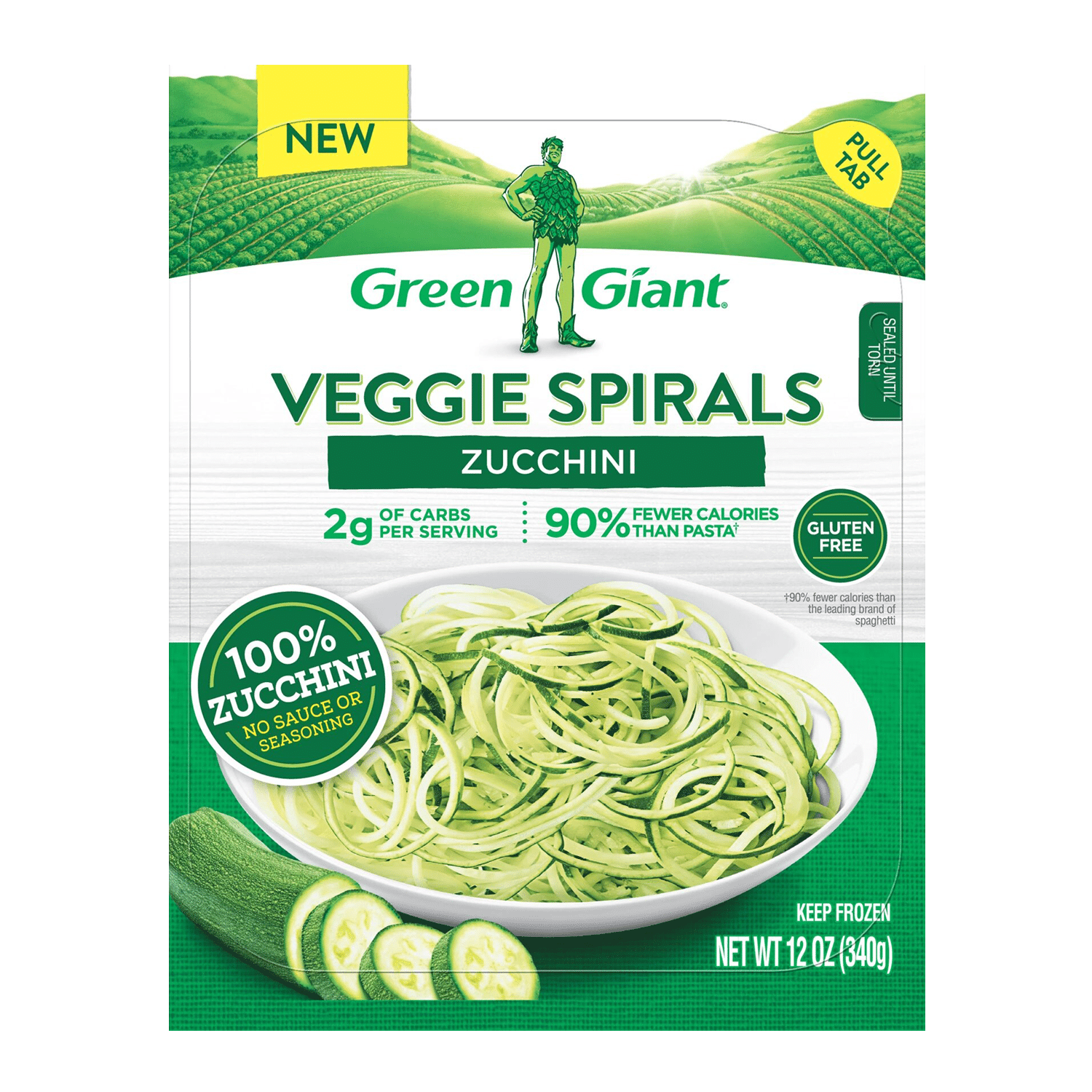 Fresh Green Giant Veggie Spirals Zucchini