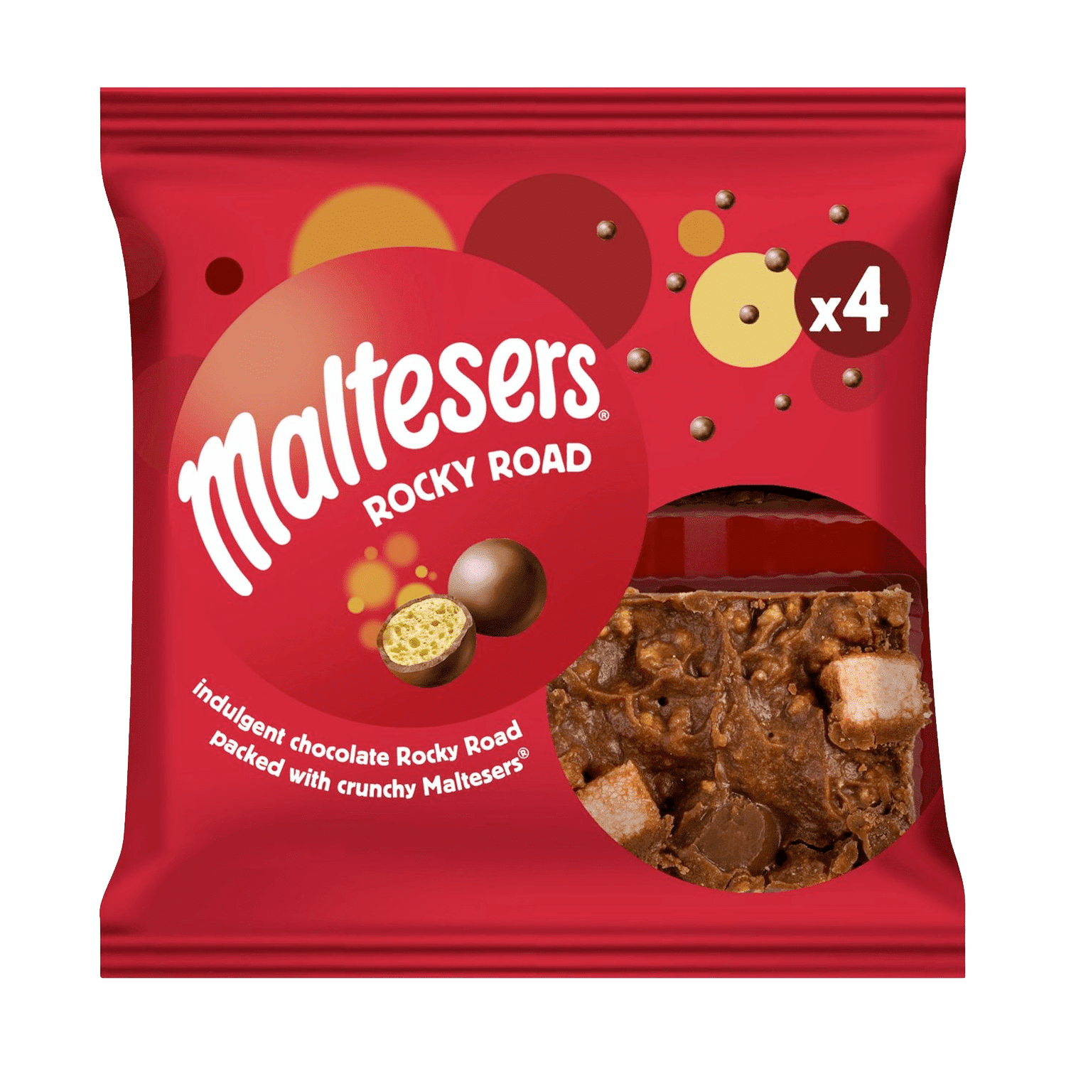 Malteser Rocky Road Cake Bars 4 Pack